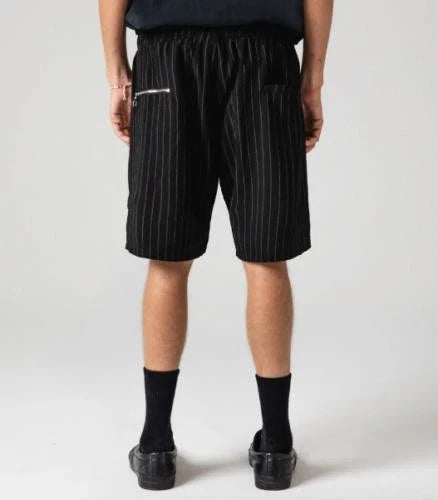FORMER PRAYER PINSTRIPE WALKSHORT - BLACK - 2 (FWA-24121-BLK<wbr/>)