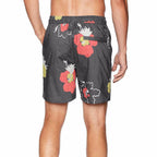 BRIXTON HAVANA TRUNK BLACK / YELLOW / RED shorts board shorts