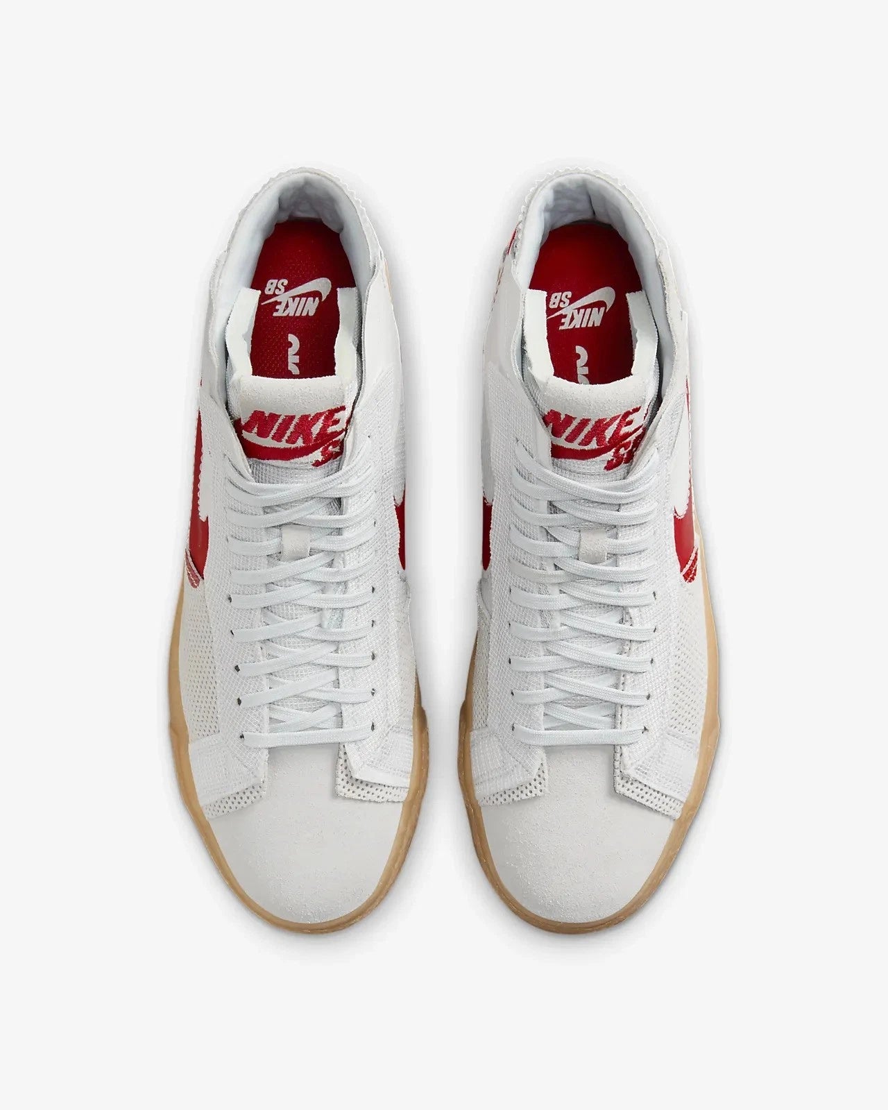 Nike SB Zoom Blazer Mid Premium Summit white / University red US Mens Skate Shoe