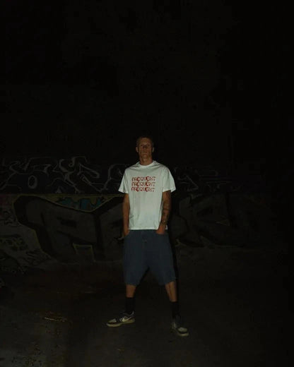 Frequent Sightings - Bold Logo Tee T-shirt White