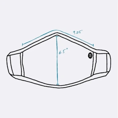 STANCE Zecharia Face Mask OSFM GREEN AH01C20ZEC-GRN-L