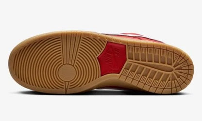 Nike SB - Dunk Low Pro University Red / Gum US Mens Shoe FJ1674 - 600