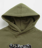 Butter Goods Character Pull Over Army Hoodie Hood Fleece Buttergoods