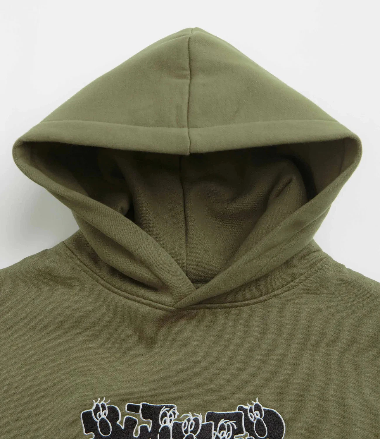 Butter Goods Character Pull Over Army Hoodie Hood Fleece Buttergoods