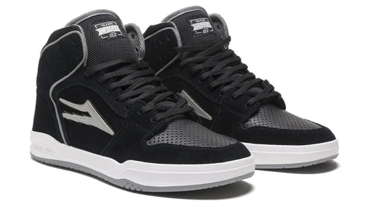 Lakai - Telford Suede Skate Shoes Black / Reflective Suede New Skate Shoe US Men