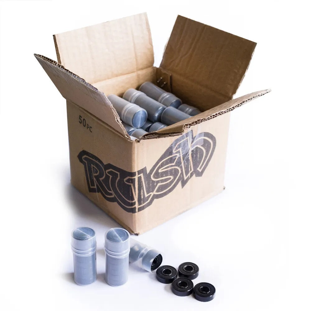 Rush Bearings Abec 5 Black Silver Set Of 8