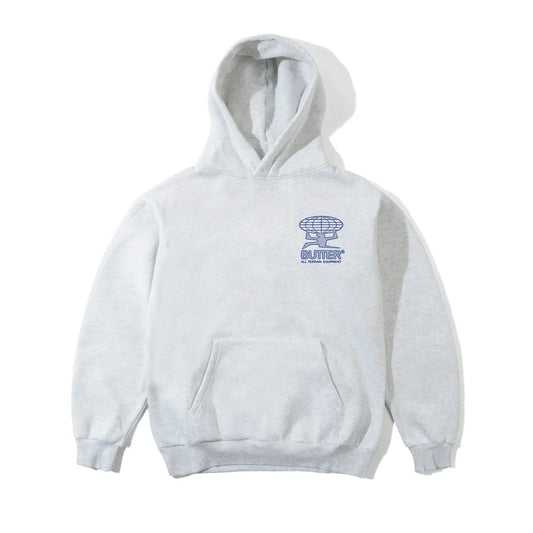 Butter Goods Terrain Pull Over Ash Hoodie Hood Fleece Buttergoods