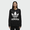 Adidas Womens Trefoil Hoodie Black