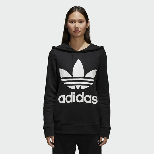 Adidas Womens Trefoil Hoodie Black