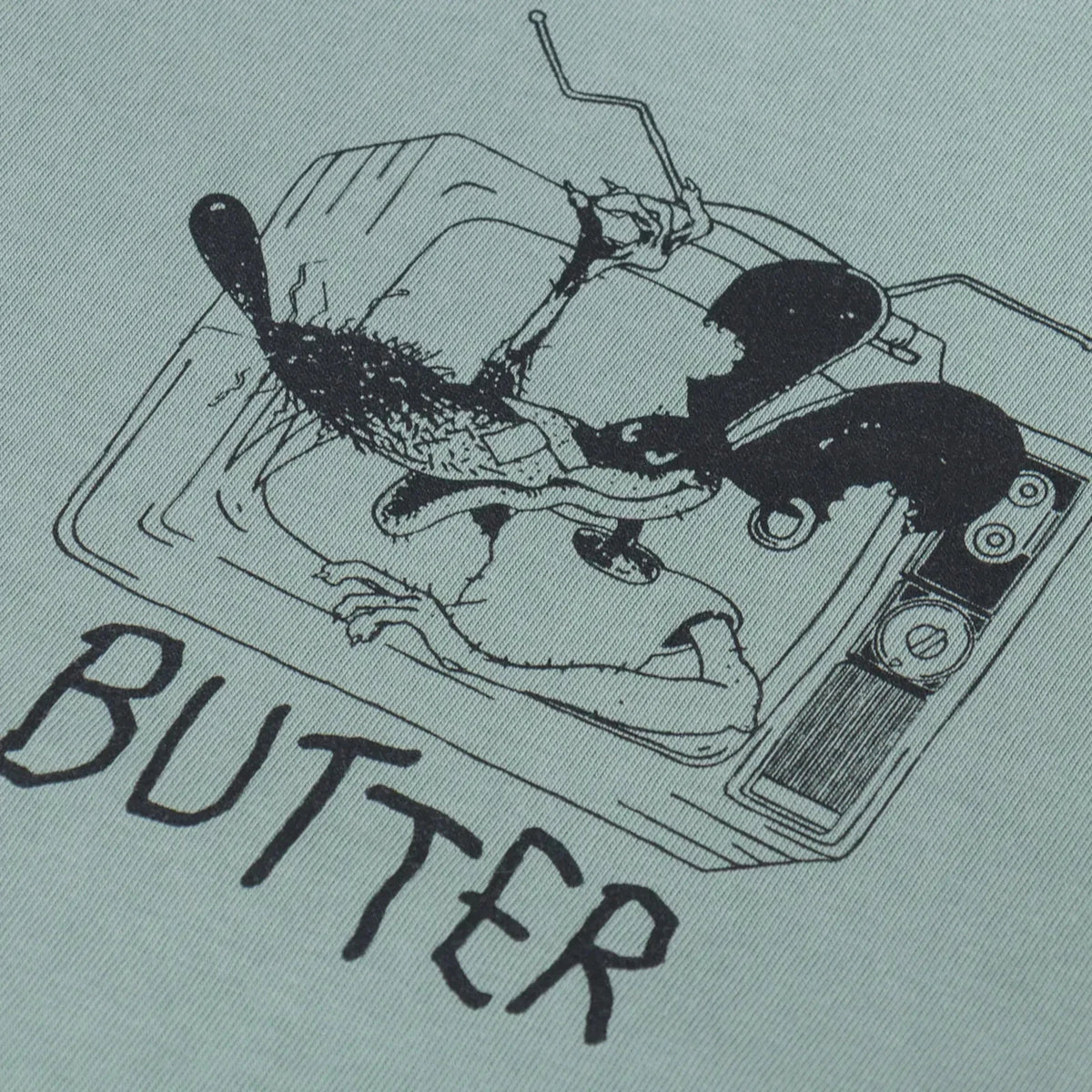 Butter Goods - Channel Tee Dull Mint Shirt T-Shirt Short Sleeve Buttergoods