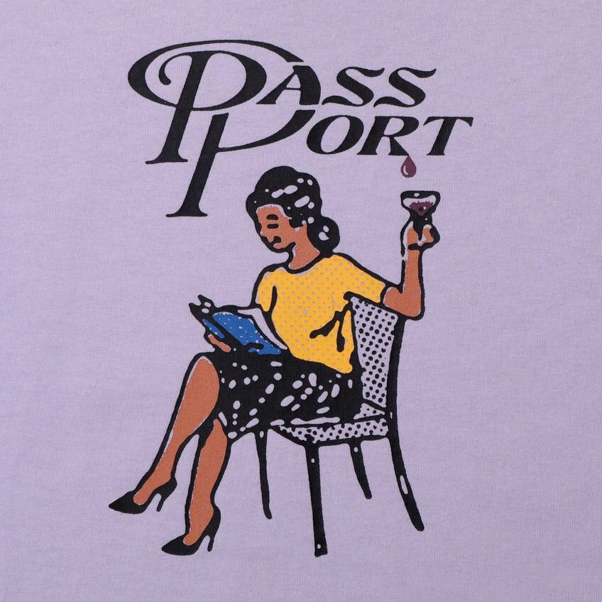 Pass Port - Minimal Output Tee Lavender Pass~Port Passport T-shirt