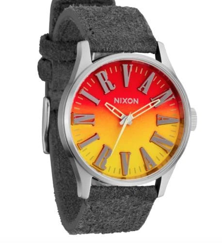 Nixon - Nirvana Sentry Leather Unplug Fade Watch A1418 - 5274 - 00