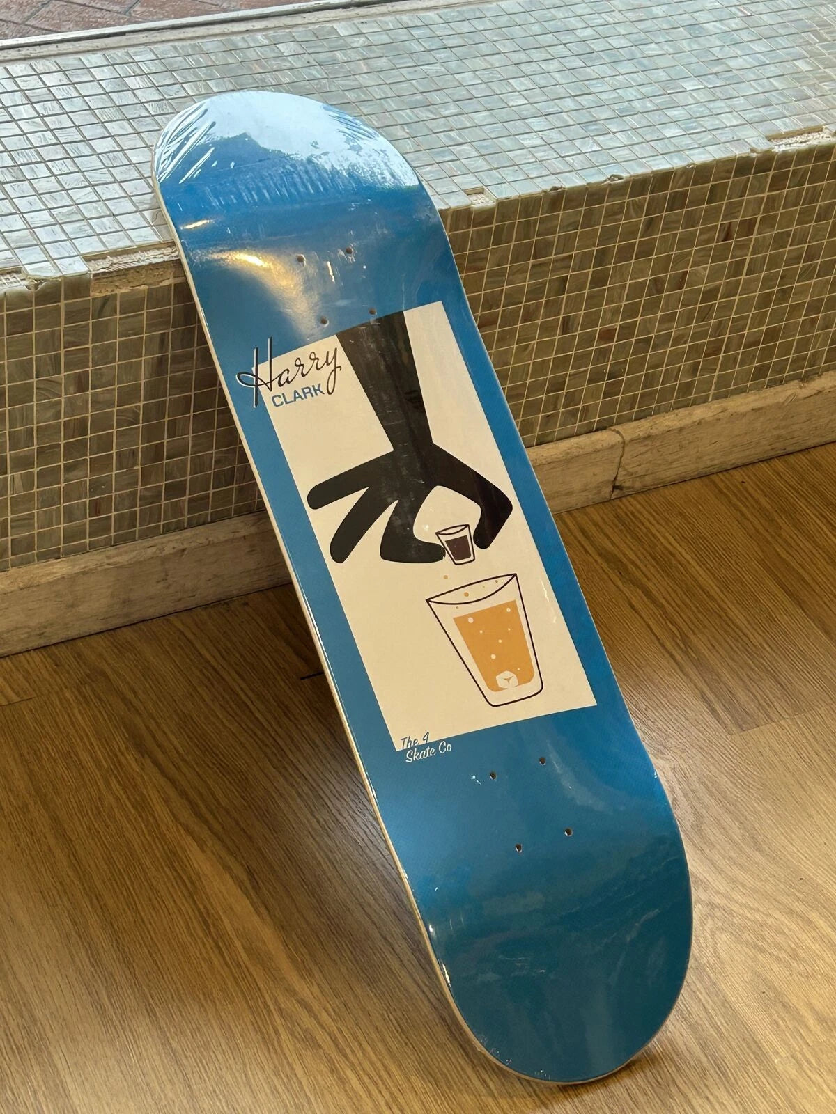 The 4 Skate Co HARRY CLARK 8.5" Delights Board SKATEBOARD DECK SKATE DECK FOUR