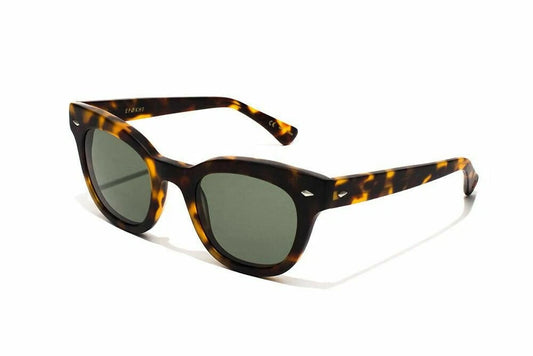EPOKHE Dylan Sunglasses DARK TORTOISE MATTE GREEN Lens