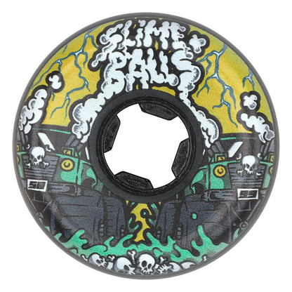 Santa Cruz- Slime Balls 58mm Accelerator Vomit Mini 99a Slime Balls Skateboard W