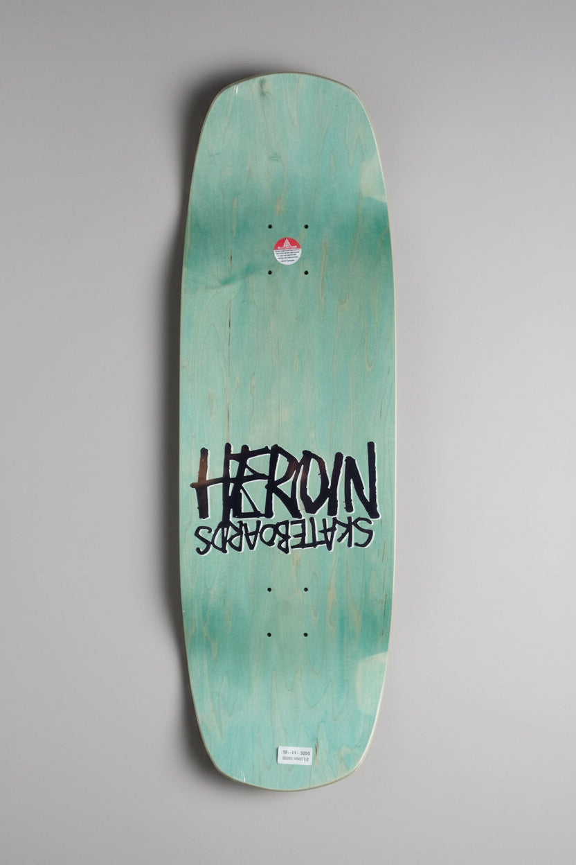 Heroin DOUBLE SHOVEL deck 9.9" Shaped Deck Skateboard Skate Board