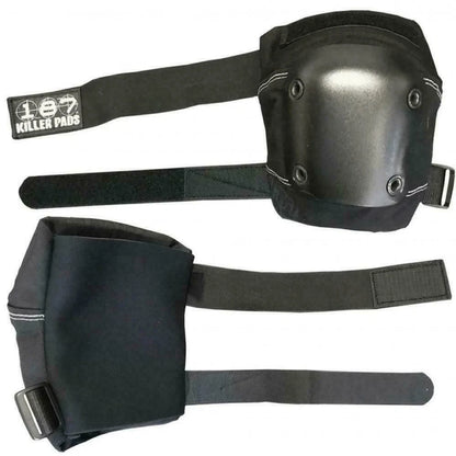 187 KILLER PADS SLIM KNEE SKATEBOARD PADS BLACK