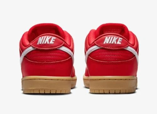 Nike SB - Dunk Low Pro University Red / Gum US Mens Shoe FJ1674 - 600