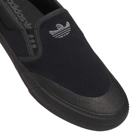 Adidas Shmoofoil Slide Slip On Black Grey