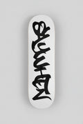 Say When Logo White / Black Skateboard Deck