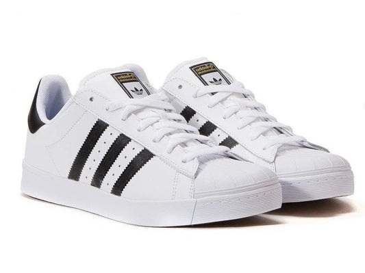 Adidas Superstar Vulc Adv Skate Shoes White Black