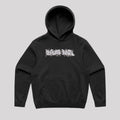 Packed Lunch - Graffiti Logo Hoodie Jumper Black Pull Over