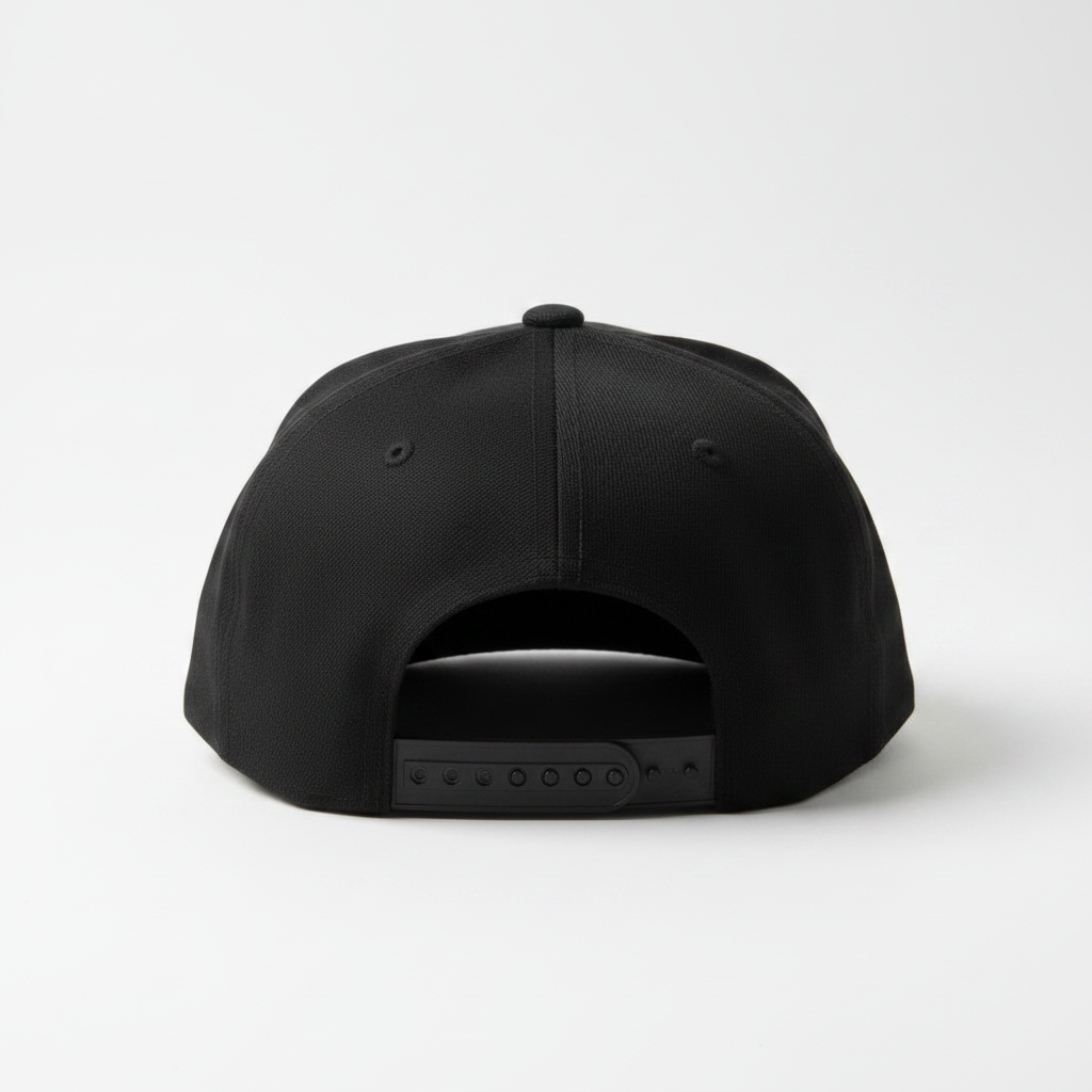 Juice Clothing Big Black Snapback Cap - Yupoong Flexfit