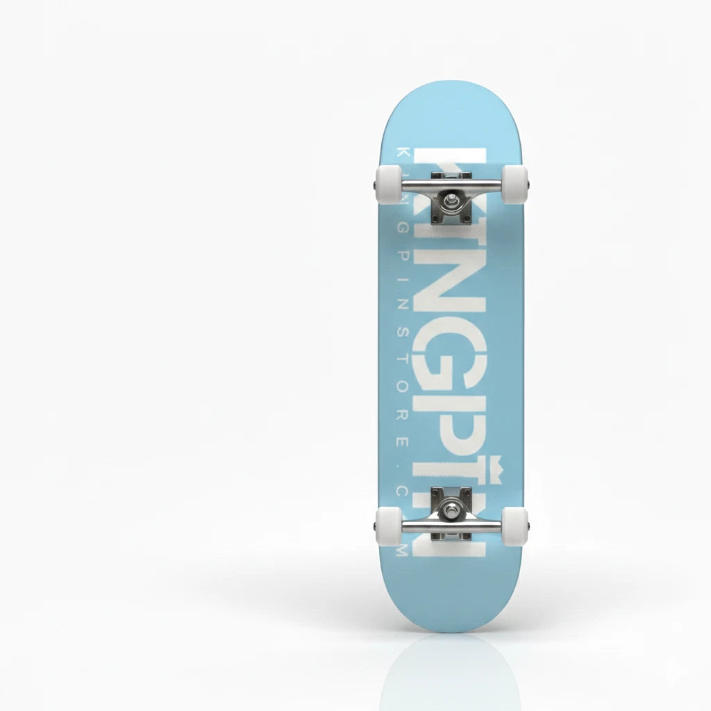 Kingpin Skate Supply Complete OG Logo Pastel Blue 7.25" Mini