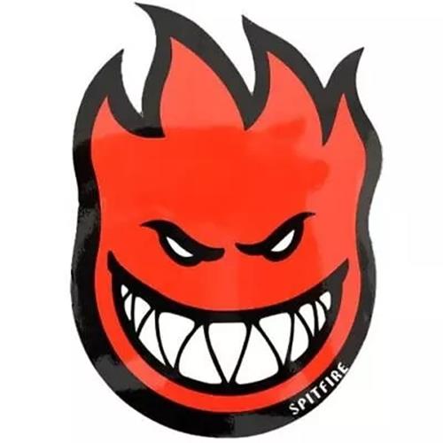 Spitfire Wheels Sticker Fireball Red Sml Skate Decal