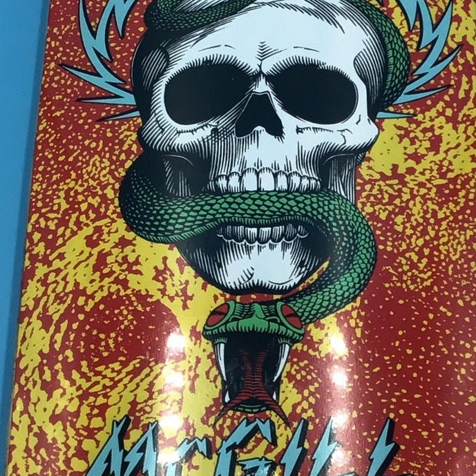 Powell Peralta Deck Flight Mike McGill Skull & Snake Yellow/Red 8.97" Shape 218