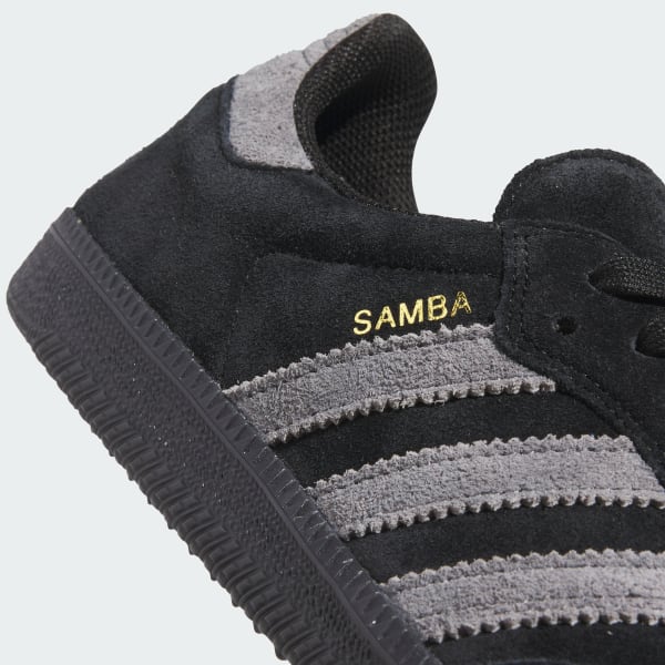 Adidas Shoes Samba Adv Black Grey Gold Us Skateboard Sneakers Originals
