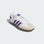 Adidas Shoes Samba Adv White Purple Gold Us Skateboard Sneakers Originals