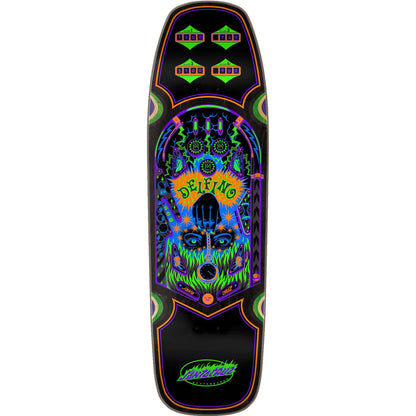 Santa Cruz Skateboard Deck Delfino Pinball 9.14" Shaped