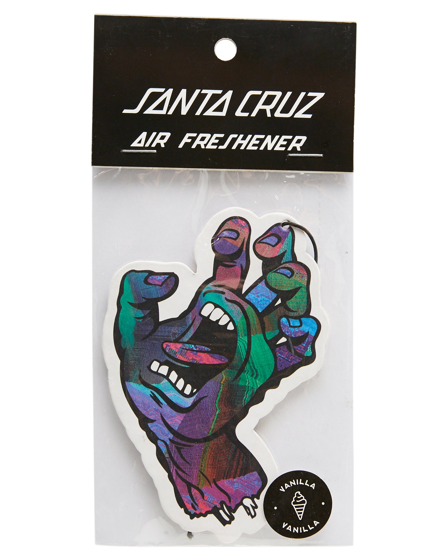Santa Cruz Air Freshener Screaming Hand GLITCH Car fragrance Skate Deodoriser