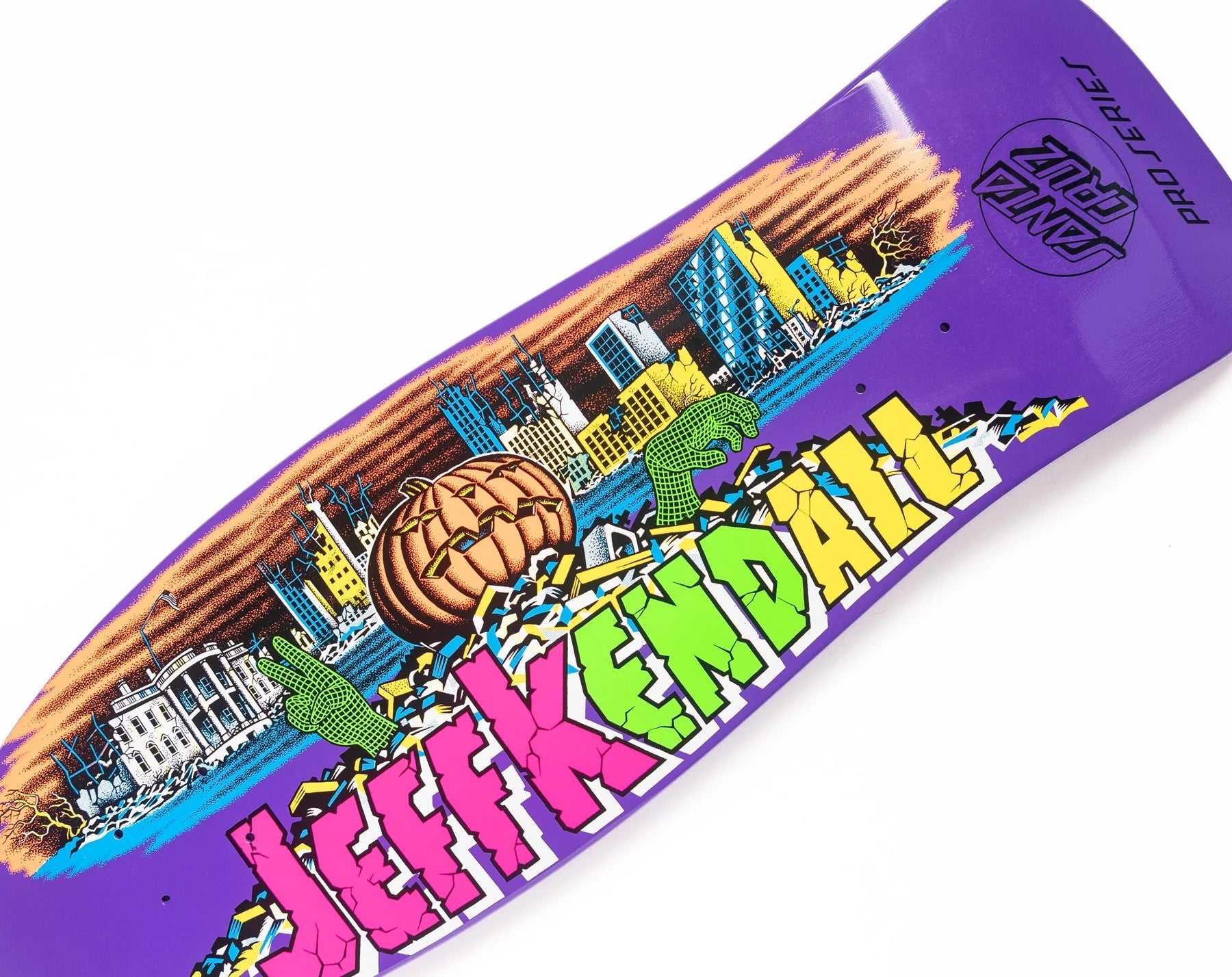 Colorful candy bar wrapper with 'Jeffkendall' branding and a cityscape design.