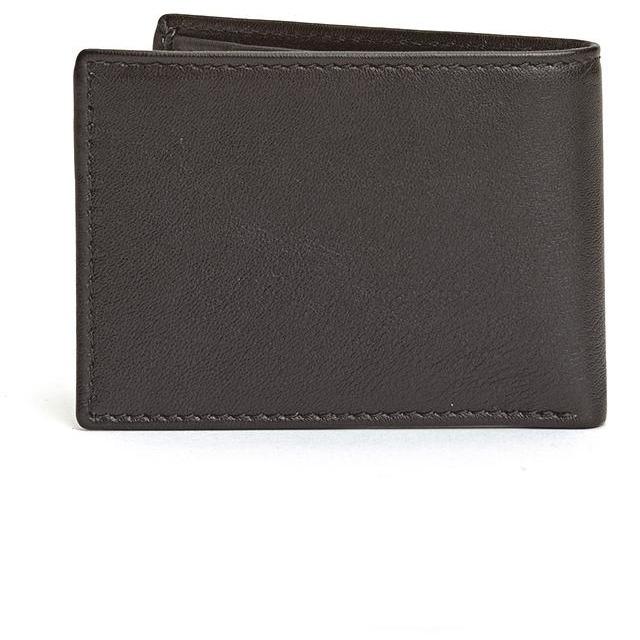 Santa Cruz Wallet Classic Strip Chocolate Leather Bi Fold Box