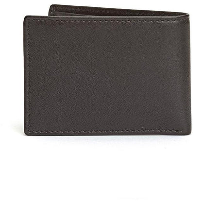 Santa Cruz Wallet Classic Strip Chocolate Leather Bi Fold Box