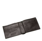 Santa Cruz Wallet Metal Strip Chocolate Leather Bi Fold Box