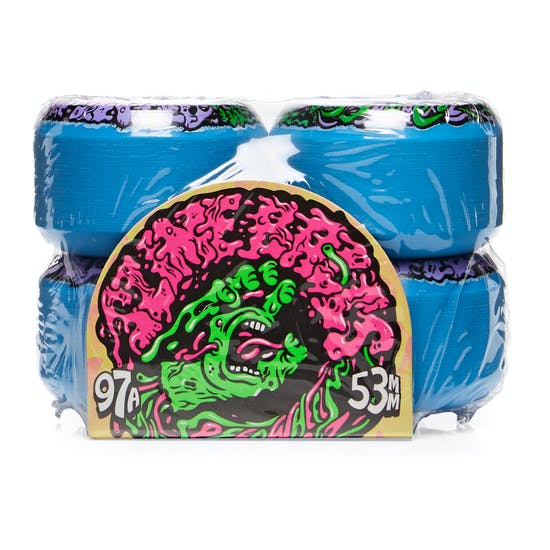 Santa Cruz Wheels Slime Balls Vomit Mini Ii Blue 53Mm 97A