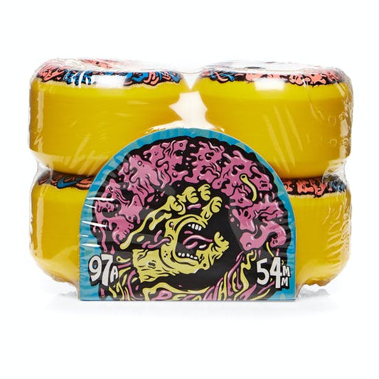 Santa Cruz Wheels Slime Balls Vomit Mini Ii Yellow 54Mm 97A