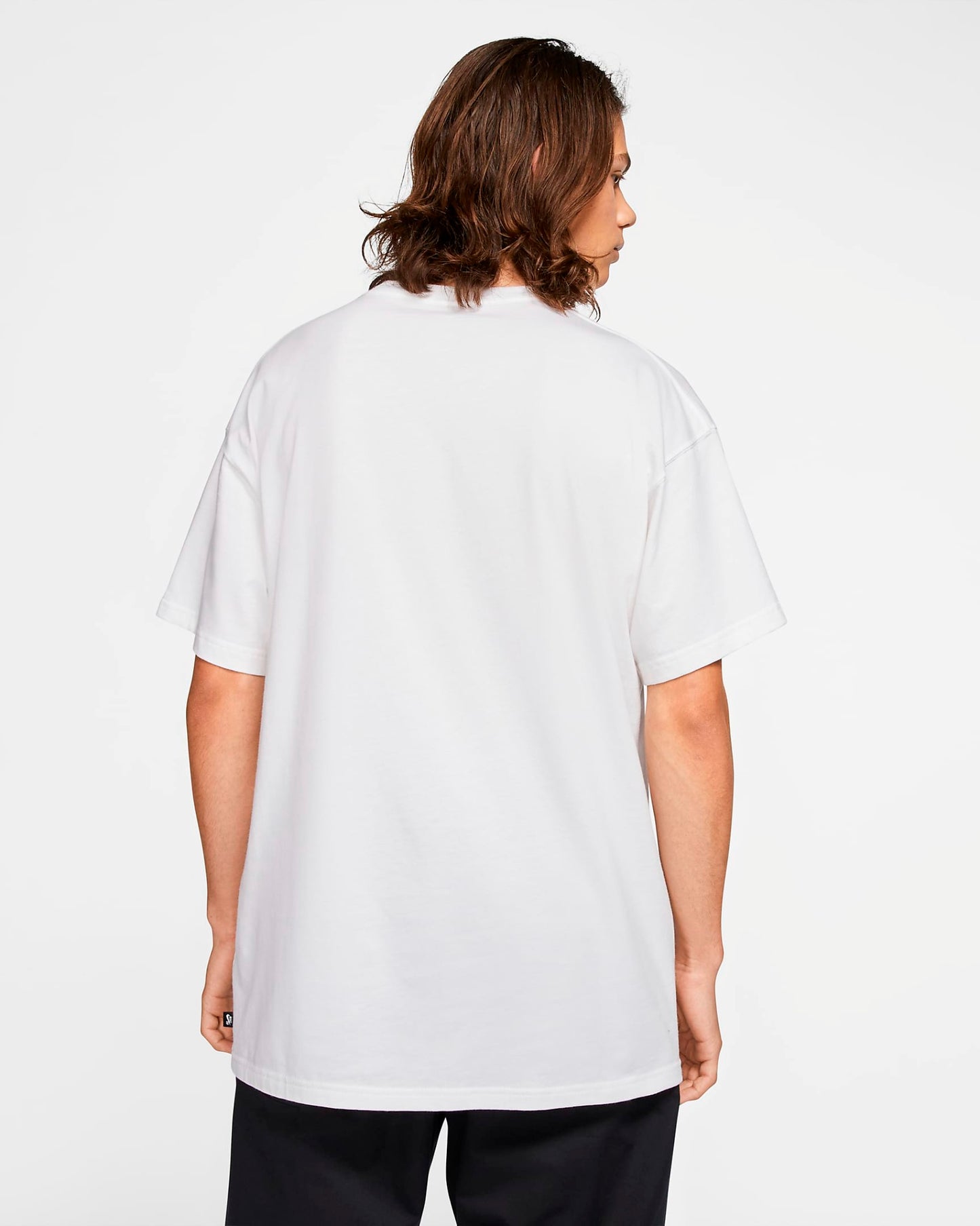 Nike SB Tee Logo Skate HBR White Black Unisex Skateboard T-Shirt