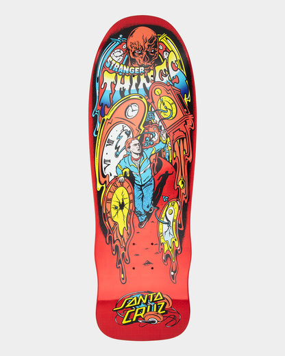 Santa Cruz Deck Stranger Things Grabke Max Melting Clock 9.7" (Glow in the dark)