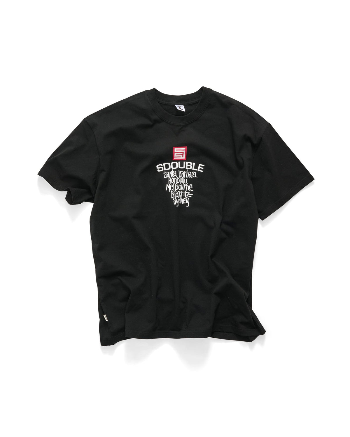 S Double Tee Cities Black T Shirt
