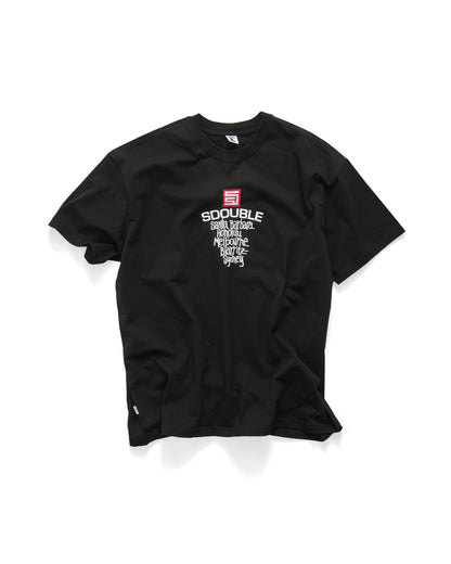 S-Double Tee Cities Black T-Shirt