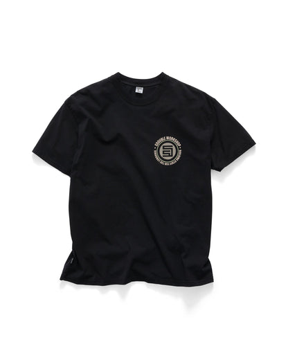 S-Double Tee Workshop Dot Pigment Black T-Shirt
