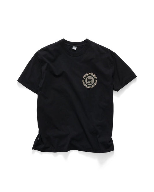 S-Double Tee Workshop Dot Pigment Black T-Shirt