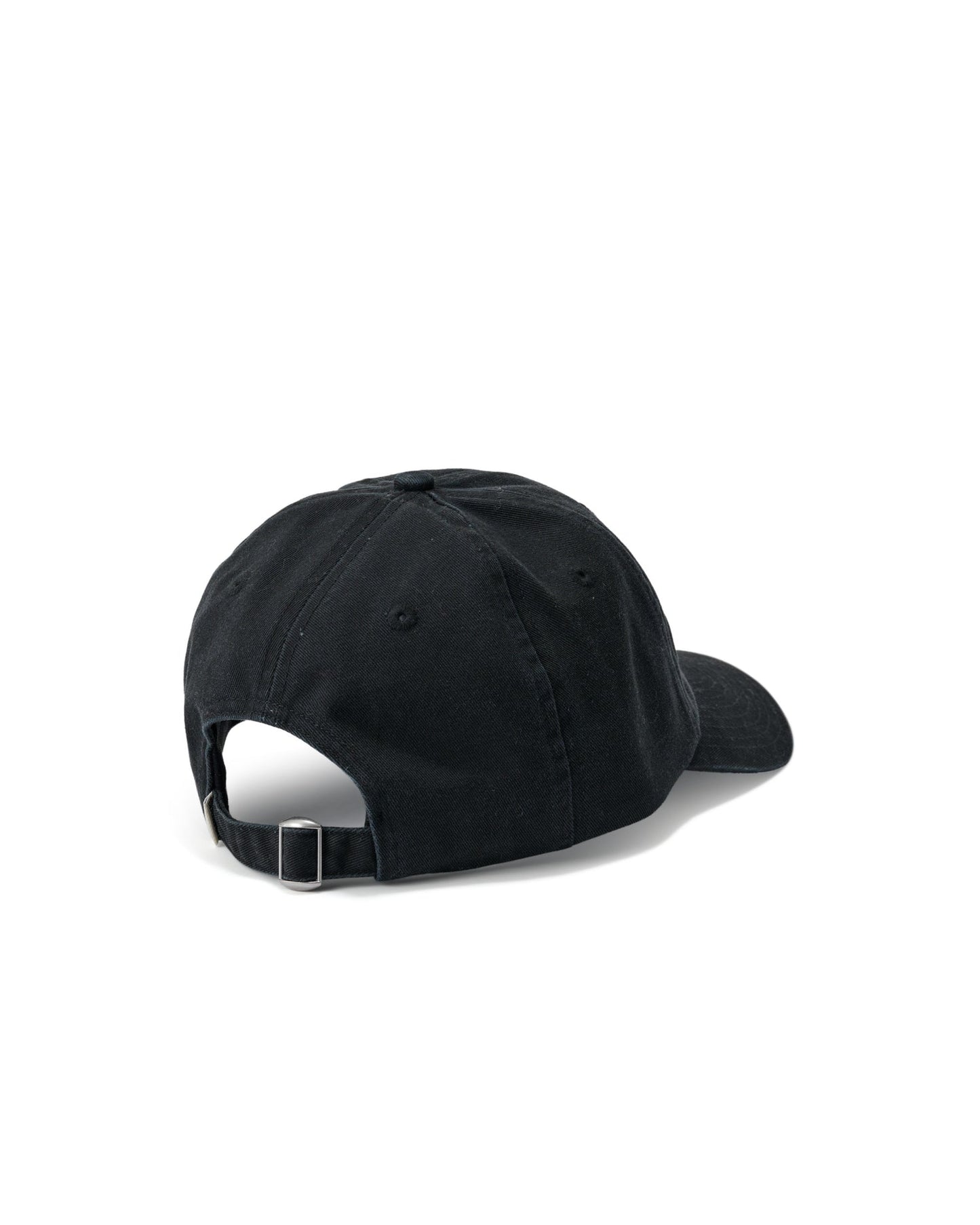 S-Double Cap Shawn Script Strapback Black 6 Panel