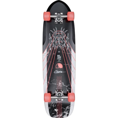 Globe Complete Skateboard Blazer Fuego 32 Bamboo Red