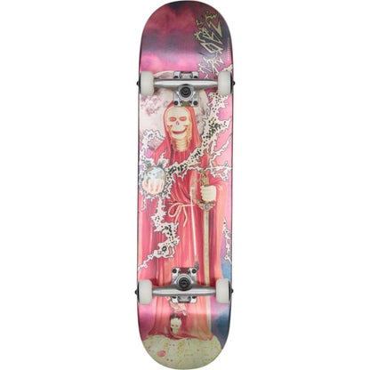 Globe Complete Skateboard G1 Downtown Doom 8" Silver/Red