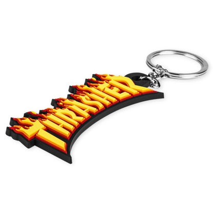 Thrasher Flame Key Chain